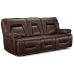 Texas Reclining Sofa- Chocolate