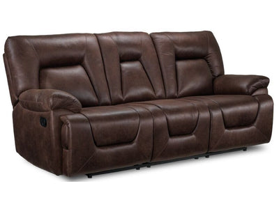 Texas Reclining Sofa- Chocolate