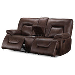 Texas Reclining Loveseat- Chocolate