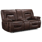 Texas Reclining Loveseat- Chocolate
