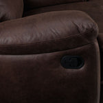 Texas Reclining Sofa- Chocolate