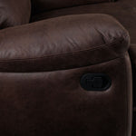 Texas Reclining Loveseat- Chocolate