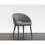 Thatcher Armchair - Black, Antique Grey