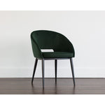 Thatcher Armchair - Black, Deep Green Sky
