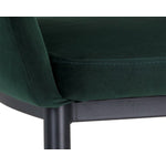 Thatcher Armchair - Black, Deep Green Sky