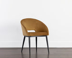 Thatcher Armchair - Black, Gold Sky