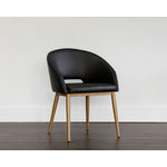 Thatcher Armchair - Champagne Gold, Onyx