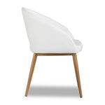 Thatcher Armchair - Champagne Gold, Snow