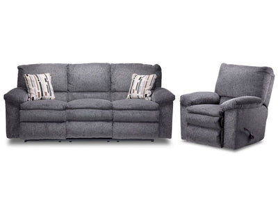 Tosh Reclining Sofa and Chair-Pewter