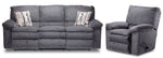 Tosh Reclining Sofa and Chair-Pewter