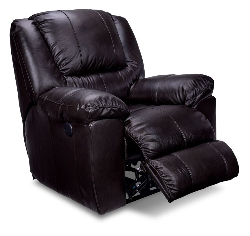 Transformer II Leather Power Recliner - Chocolate