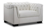 Veronica 3 Pc. Living Room Package - Cream