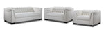 Veronica 3 Pc. Living Room Package - Cream