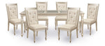 Viola 7-Piece Dining Set - Silver