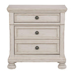 Windchester 5-Piece King Storage Bedroom Set - Antique White