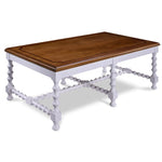 Winslow Coffee Table with Two Ottomans - Antique White