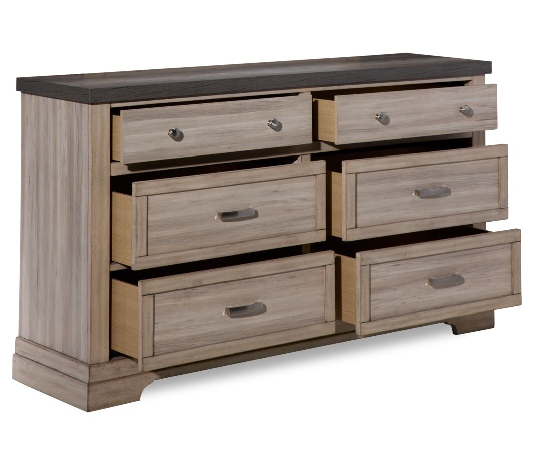 Woodland Dresser - Grey, Weathered Beige