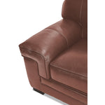 Stampede Leather Sofa and Chair Set - Chestnut