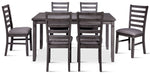 Storm 7-Piece Dining Package - Dark Grey