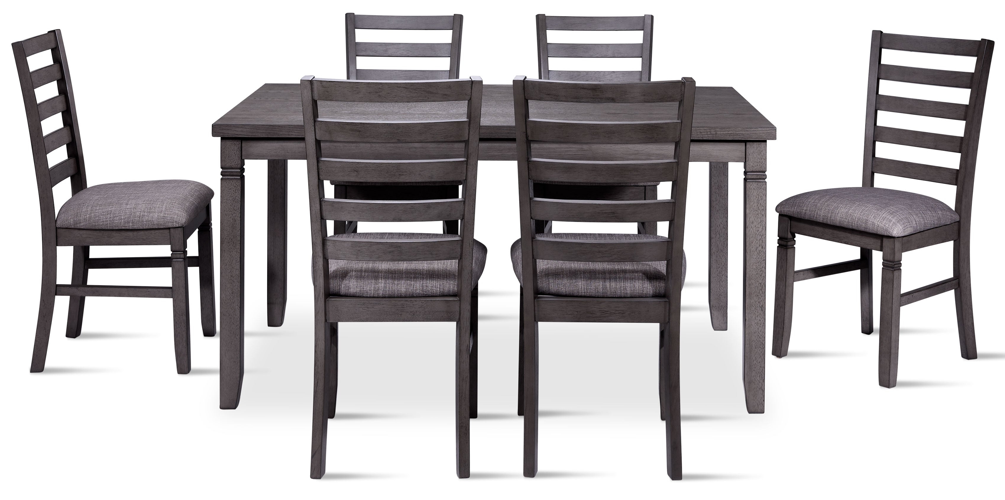 Storm 7-Piece Dining Package - Dark Grey