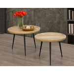 Tamsyn Nesting Tables (Set of 2) - Oak and Black
