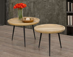 Tamsyn Nesting Tables (Set of 2) - Oak and Black