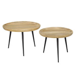 Tamsyn Nesting Tables (Set of 2) - Oak and Black