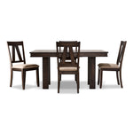 Thompson 5-Piece Dining Room Set - Dark Oak
