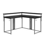 Vega L-Shape Gaming Desk - Grey and Charcoal