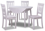 Winter 5-Piece Dining Set - Antique White