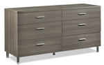 Bellmar 6 Drawer Dresser - Grey