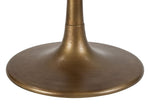 Butik Marble Round Dining Table - White/Gold