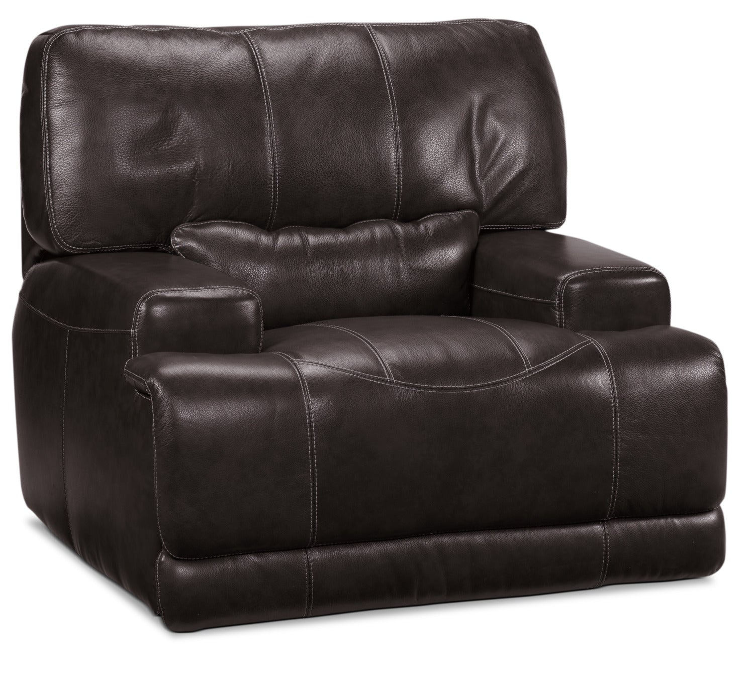 Dearborn Power Reclining Sofa, Reclining Loveseat w/ Console and Recliner Set - Blackberry
