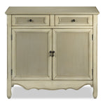 Beasley Accent Cabinet with Drawers - Antique White and Grey