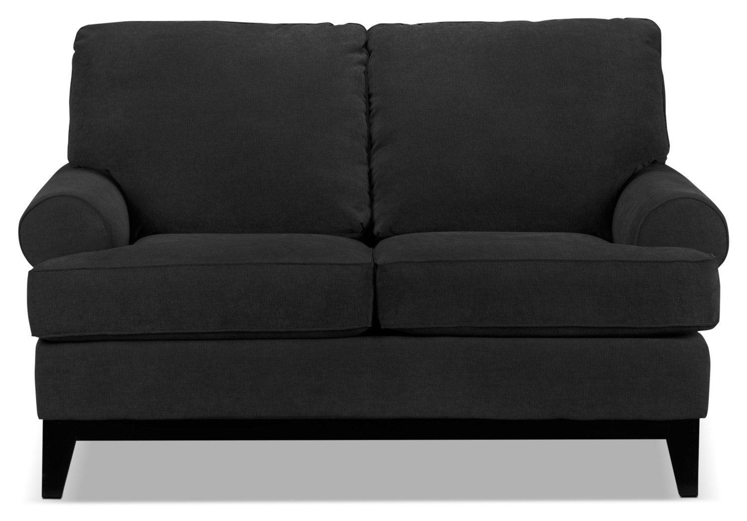 Crizia Sofa, Loveseat and Chair Set - Black