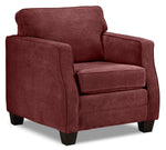 Agnes Sofa and Chair - Merlot
