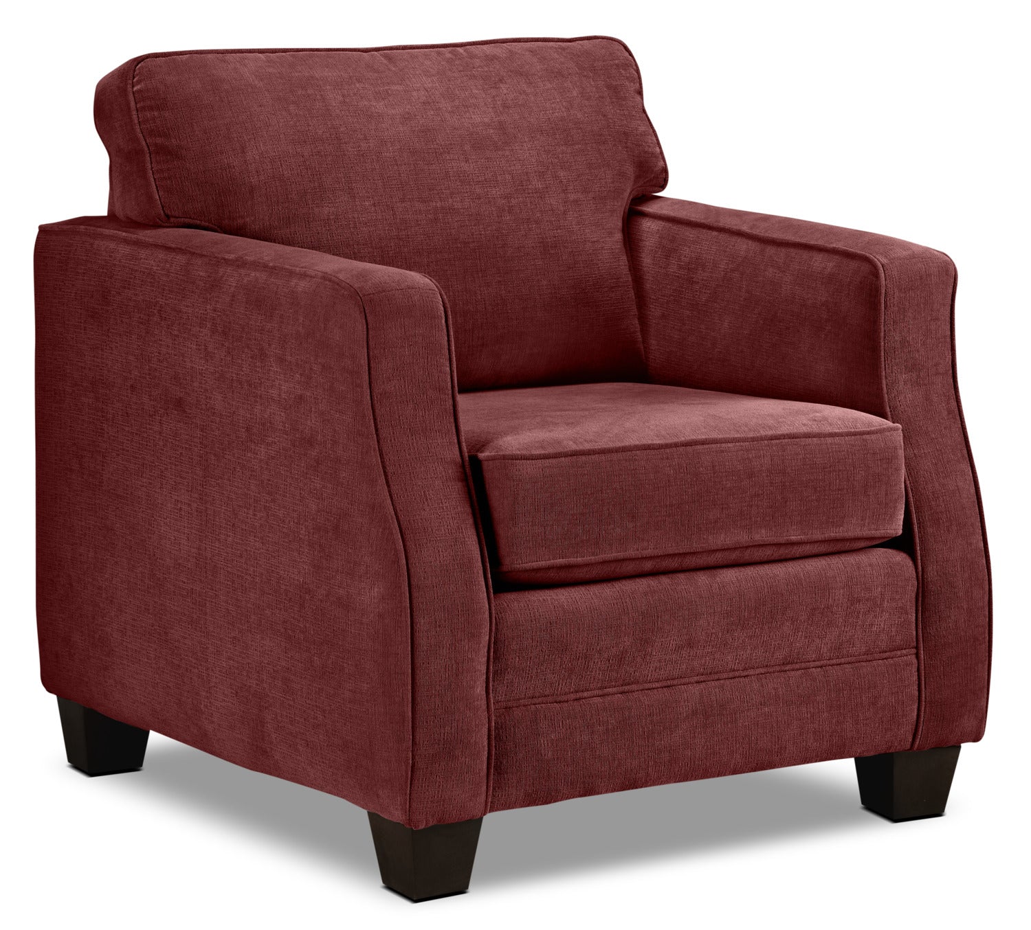 Agnes Sofa, Loveseat and Chair Set - Merlot