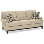 Crizia Sofa and Chair Set - Mocha