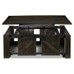 Gable Lift-Top Coffee Table - Weathered Charcoal