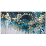 Solar Blues Canvas Painting (60" X 30")