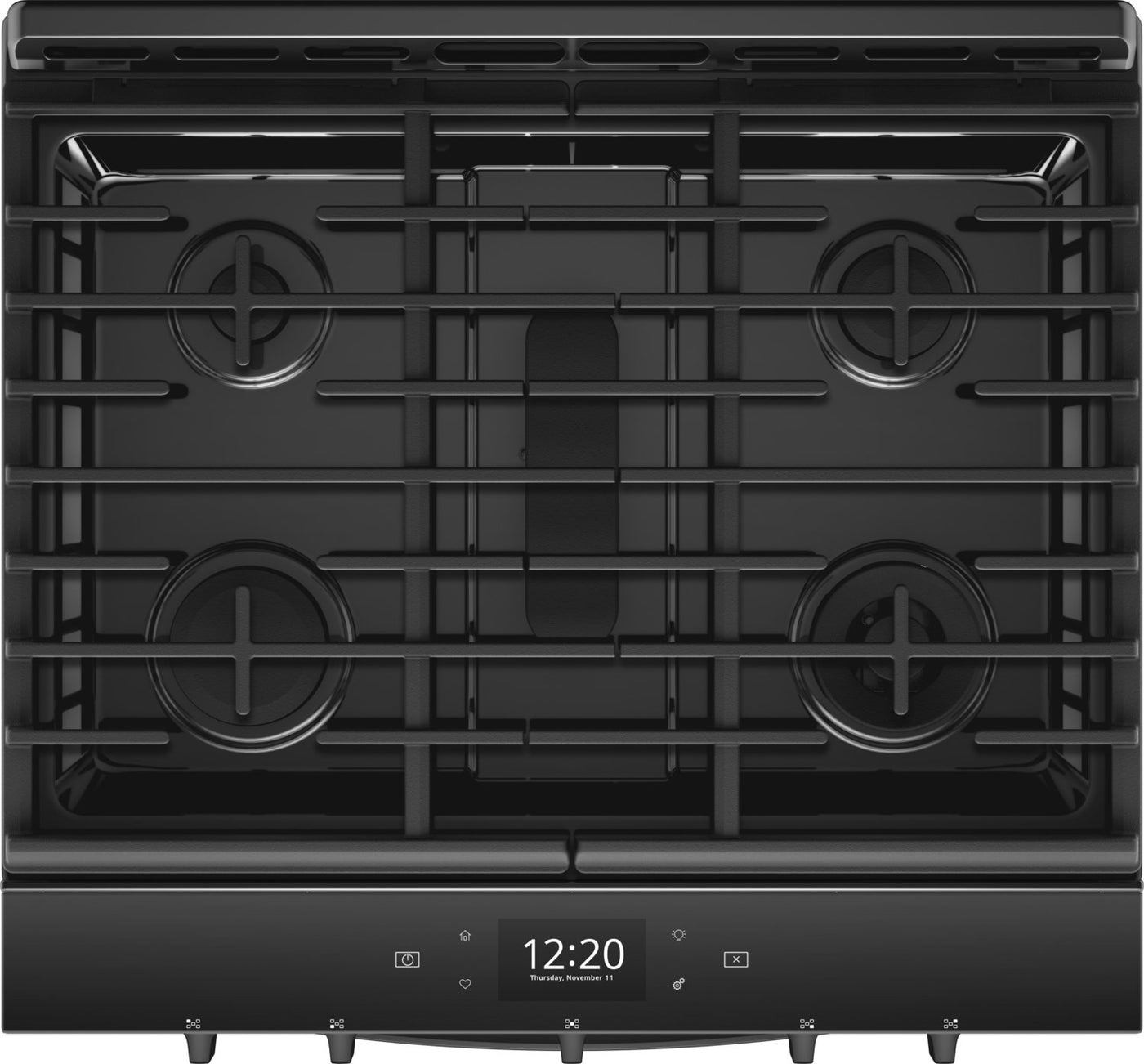 Whirlpool Black Slide-In Gas True Convection Range (5.8 Cu. Ft.) - WEG750H0HB