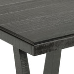Imari 6-Piece Dining Room Set - Black and Grey