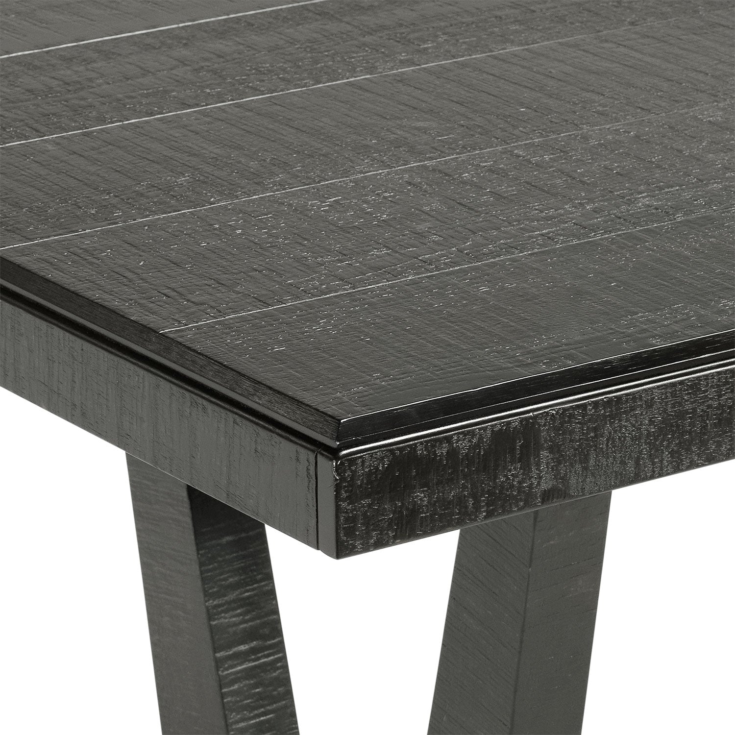 Imari 6-Piece Dining Room Set - Black and Grey