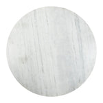 Butik Marble Round Dining Table - White/Gold