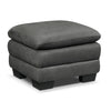 Kelleher Ottoman - Charcoal