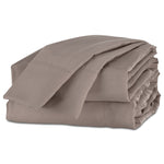 Acadia Twin Sheet Set - Taupe