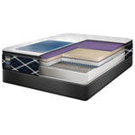 Sealy Figment Hybrid Cushion Firm King Mattress and Split Boxspring Set