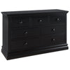 Cameron 7 Drawer Dresser - Black