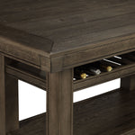 Bilboa 7-Piece Counter Height Dining Room Set - Roasted Oak