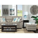 Kelleher Ottoman - Silver Grey